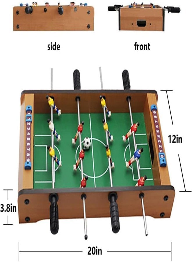 Manos Wooden Table Football Game, Toy for Kids Sports Game Toy Indoor Game Pack of 1 - Image 2
